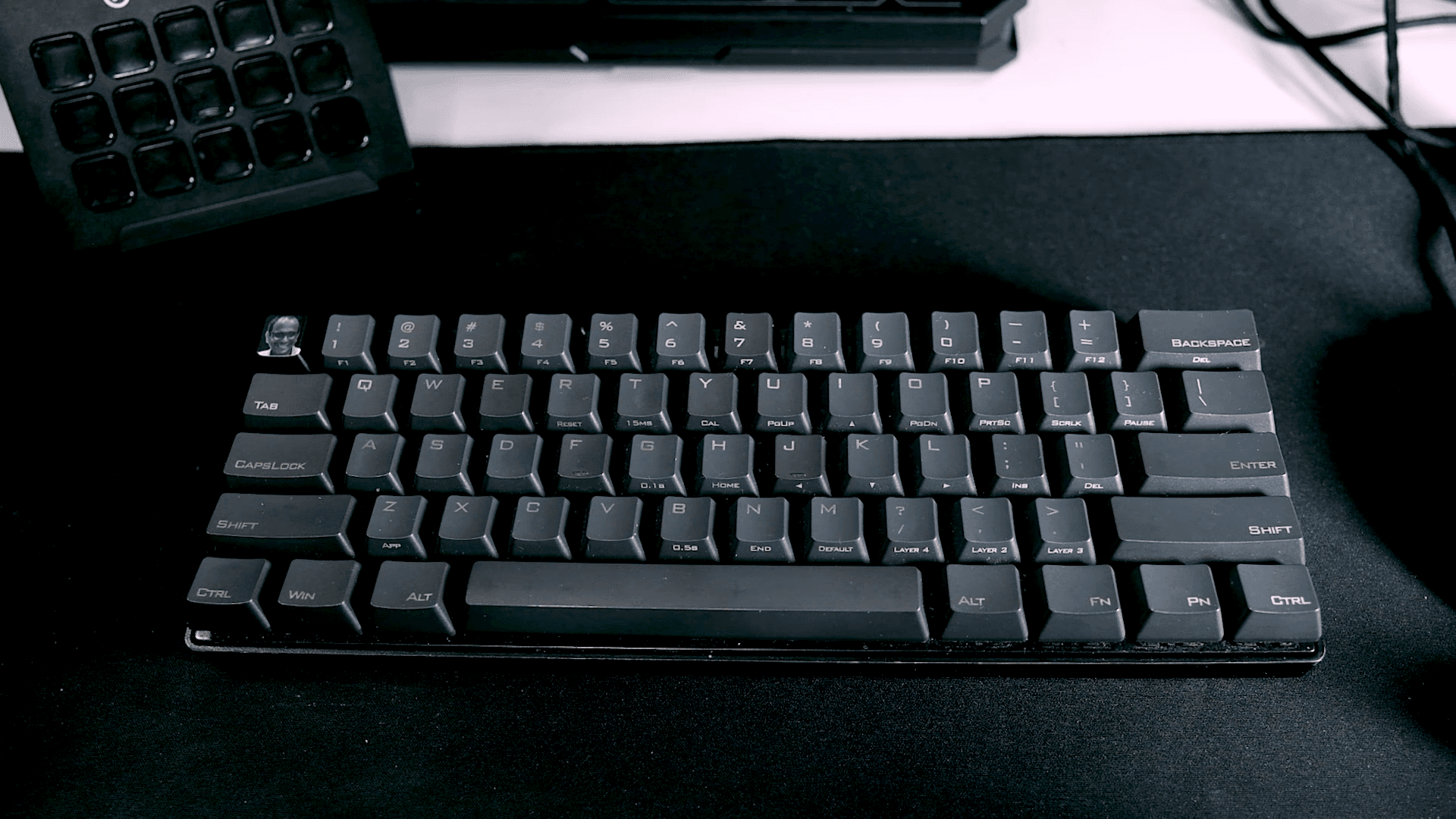 POK3R keyboard before